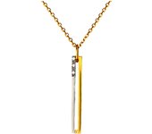 Altesse [M2722] - Collier Plaqué Or 'Scarlett' 2 tons oro