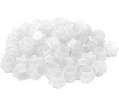 200pcs Vasos para Tinta de Tatuaje Forma de Panal Evitan Caídas Empalmables Vasos para Pigmento de Microblading blanco transparente