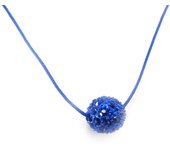 Les Trésors De Lily [K2836] - Collar de diseño 'Sissi' azul azul