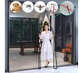 Mosquitera magnética sin herramientas de 200x260CM, cortinas de puerta antiinsectos para verano, pantalla de cierre automático para puerta, pantalla de malla mágica 100 X 230 CM
