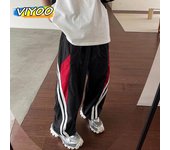 Ropa Y2K para hombre y mujer, ropa de calle, pantalones de chándal anchos y holgados, chándales coreanos de verano, ropa técnica para hombre 3XL