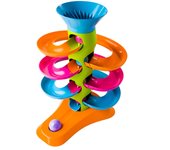 Juguete para bebé Fat Brain Toys Roll Again Tower, pelota giratoria, producto original FA178-1