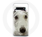 Coque pour Samsung Galaxy S10 Plus Lévrier greyhound Race de chiens