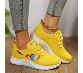 Zapatos deportivos de verano para mujer, zapatos de tela antiguos de Beijing, zapatos deportivos tejidos con mosca para mujer, zapatos casuales transpirables para correr de otoño 36 blanco