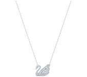 Collar Swarovski Swan White Rhodium 5514421 para mujer blanco