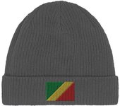 Bonnet Drapeau República del Congo en Gris