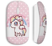 Souris Sans Fil Cute Unicorn Licorne Pink