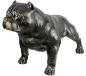 American Bully II - Life-size dog statue, 1:1 scale figure, statue for the garden by Art-Dog marrón