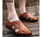 Sandalias de verano Sandalias y zapatillas para hombre Zapatos de playa informales antideslizantes con suela suave para hombre 38 negro
