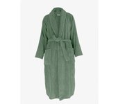 Peignoir col châle Eponge coton 380 gr/m²  Naïa  Vent du sud - Olive - Taille M
