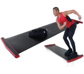 Balance 1 Slide Board EX Slide Board EX - ¡Tabla súper suave para ejercicios de gimnasio en casa con funda de licra para zapatos! Superficie súper lisa para el mejor resultado.