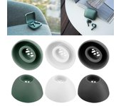 3 pares de tapones de silicona para los oídos de los auriculares One Plus Buds Pro 2, tapones auditivos mejorados. verde oscuro