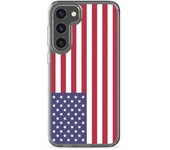 Coque Téléphone - Samsung - Galaxy S21 Ultra - Drapeau États-Unis - Souple - Multicolore