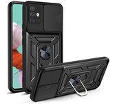 Funda protectora a prueba de golpes para Samsung Galaxy A51, A71, A52, A72, A32, 4G, 5G, funda para teléfono con soporte para coche para Galaxy A13, A23, A53, A73, A33, 2022, 5G For Samsung A51(4G) rojo