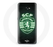 Coque maniacase pour Samsung Galaxy A3 2017 scp sporting portugal lumineux fond noir