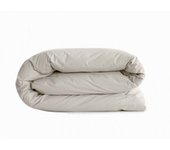Housse de couette  Manoir  percale pur coton 80 fils/cm² Vent du sud - Naturel - 260 x 240 cm