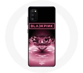 Coque - Maniacase - Samsung Galaxy S20 Plus - Noir - Logo Blackpink - Souple