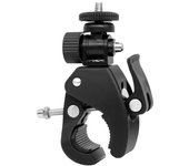 Abrazadera de tornillo de liberación rápida para manillar de bicicleta, trípode de 1/4 para cámara DV One size