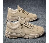 Botas Martin para hombre Zapatos británicos Zapatos de herramientas informales de tendencia (Nota: este zapato es estrecho, se recomienda comprar una talla más grande) 42 caqui
