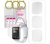 3x Apgo Protector de Pantalla de Hidrogel para Xiaomi Mi Band 8 Pro, Película de Hidrogel, con Capa de Posicionamiento Fácil Instalación