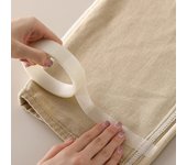 Rollo de cinta adhesiva transparente de doble cara, impermeable, acrílica, antimoho, para fregadero. 1x1000cm blanco
