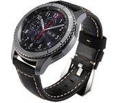 Correa de cuero de 22 mm para Samsung Galaxy Watch 3 de 45 mm/46 mm Pulsera para reloj inteligente Gear S3 Frontier Correa para Huawei Watch GT-2-2e-pro GT2E