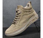 Botas de invierno para hombre, zapatillas altas, zapatos casuales, zapatos casuales de moda, zapatos brogue cálidos de felpa para hombre, zapatos retro de alta calidad 38