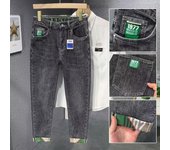 Pantalones vaqueros de moda para hombre, pantalones pitillo ajustados a la moda para hombre, pantalones para hombre, primavera y otoño, novedad de verano, pantalones largos casuales elásticos y atractivos 28