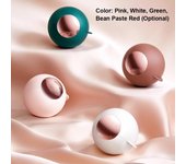 Rodillo de pelusa reutilizable portátil, bola de rodillo de pelusa lavable para ropa, pelo de mascotas, muebles compactos color rosa