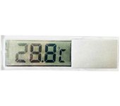Reloj/termómetro electrónico con pantalla LCD Digital para coche duradero con adornos automáticos con ventosa Electronic Clock