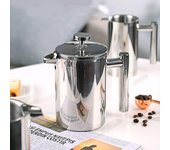 Cafetera de prensa francesa de acero inoxidable de 350/800/1000 ml, cafetera espresso de alta calidad hecha a mano 350ML