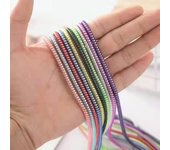 for Earphone Cable Winder Organizer Charging Data Line USB Cable Protector Cable Protection Wrap yellow green silver
