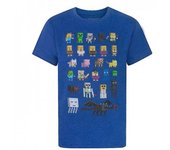 Camiseta oficial de personajes de Sprites para niños de Minecraft 9-10 Years negro
