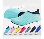 Zapatos de agua antideslizantes transpirables a rayas para hombre y mujer, zapatos de buceo para natación 44-45