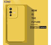 Funda de silicona líquida cuadrada Angel Eyes para VIVO V23 Pro 5G, funda suave para móvil VIVOV23 V 23 V23Pro, funda protectora de 360 grados VIVO V23 5G