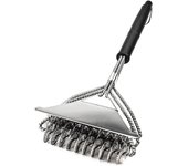 Cepillo y raspador para parrilla, el mejor limpiador para barbacoas, herramientas perfectas para todo tipo de parrillas, incluida la Weber, accesorios ideales para barbacoas.