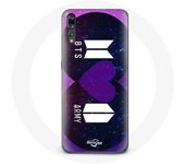 Coque pour Huawei P20 Pro Bangtan Sonyeondan Logo BTS Et Logo ARMY I Purple You