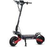 ARWIBON GT06 Foldable Adult Electric Scooter 11 inch Off-road Tire 1500W Motor EScooter 48V13Ah Battery Urban Commuting E-Scooter rojo/negro
