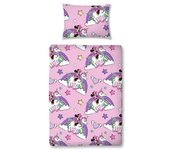 Juego de funda nórdica Disney Childrens/Kids Believe Minnie Mouse 10m x 53cm color rosa