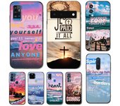 Funda de TPU negra para ZTE Blade A3, A5, A7, 2019, 2020, A31, A51, A71, A7S, V2020, L210, L8, Smart Vita 2022, V30, Jesús cristiano, sabiduría Blade V2020 vita