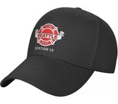 Gorra de béisbol Station 19 Crew Duty Seattle Fire para Unisex y mujer, gorra Snapback de moda, gorras de Hip Hop, viseras de verano, gorra para el sol One Size