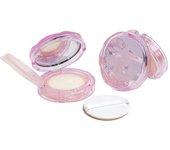 Estuche de maquillaje portátil con cojín de aire vacío de 12 g, contenedor con esponja en polvo y espejo para base de crema BB onesize