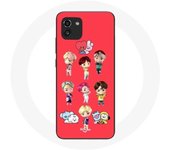 Coque pour Samsung Galaxy A03 BTS TinyTAN Animation BT21 Affiche