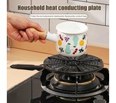 Placa difusora de calor para estufa de gas, estufa eléctrica de alta resistencia, cocina de inducción, placa de conducción de calor, quemador de gas, adaptador para cocina de inducción 19 cm