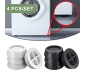4 almohadillas antivibración de goma para soporte de lavadora, patas de muebles, amortiguadores universales, almohadilla silenciosa antideslizante para el hogar.