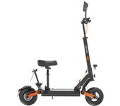 Patinete eléctrico JOYOR S8, motor de 600 W, batería de 48 V 26 Ah, plegable, con amortiguación, neumáticos todoterreno de 10 pulgadas. negro