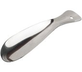 Calzador de metal, calzador de acero inoxidable de 18 cm, pequeño y portátil para viajes. One Size plata