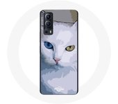 Coque Vivo Y72 Turc de van Chat oeil bleu et oeil jaune