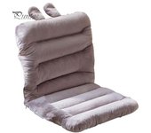 Cojín plegable para sofá perezoso, tumbona de interior, respaldo plegable, cojín de silla con absorción de humedad, almohadilla de asiento con 4 orificios para sala de estar y dormitorio púrpura