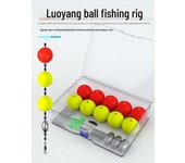 Juego de flotadores de pesca mejorados: Bola Luoyang para la pesca de carpas crucianas 3 pieces, No. 5, diameter 15mm